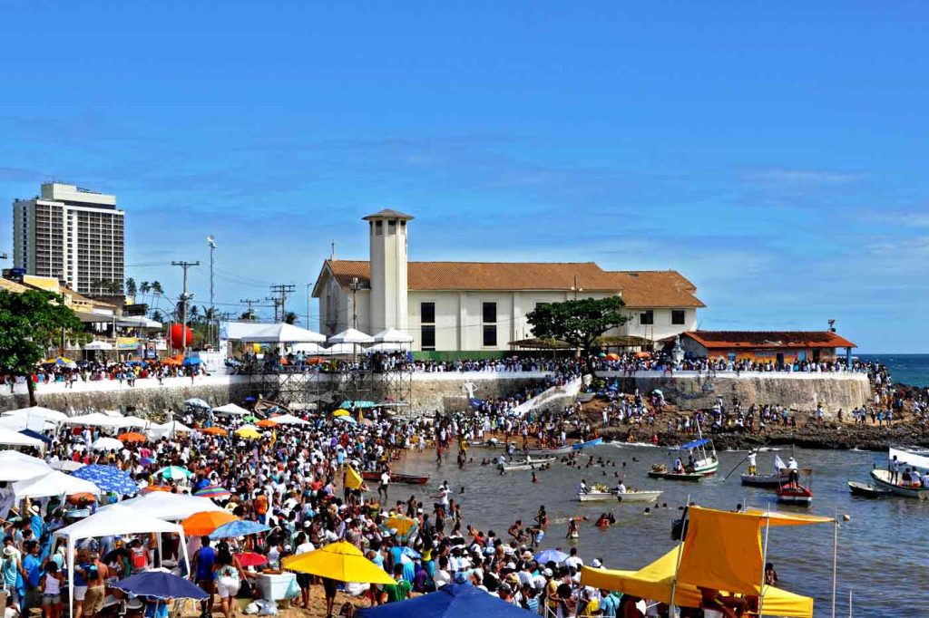 Sarava - Festa de Iemanja em Salvador. Bahia. Brasil